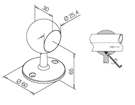 Support traversant Amella