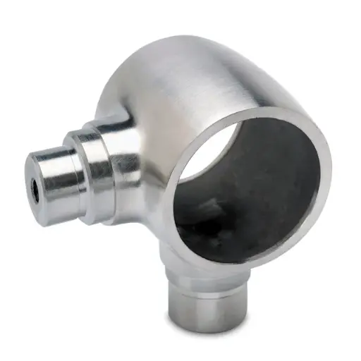 Raccord support variable + 2 départs 90° Rochella