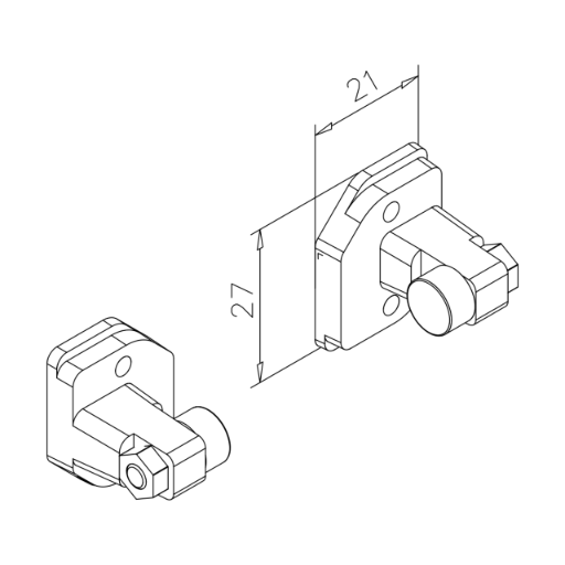 [77461880000] Türstopper-Set für Laufschiene Willemine Anteunette